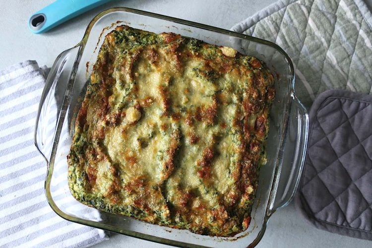Low Carb Spinach and Ricotta Bake