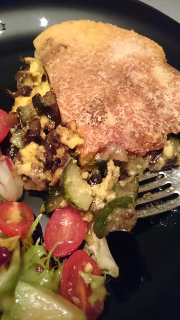 easy zucchini and radicchio bake 5