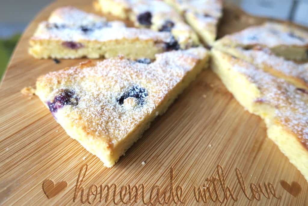 Sugar Free Lemon & Blueberry Double Baked Cookies