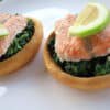 Keto Deconstructed Salmon and Spinach En Croute
