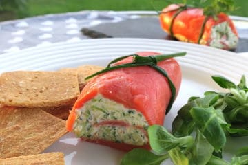 Low Carb Low Calorie Wild Salmon Roll