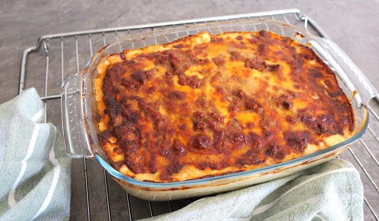 Low Carb Greek Moussaka with Lamb Ragù