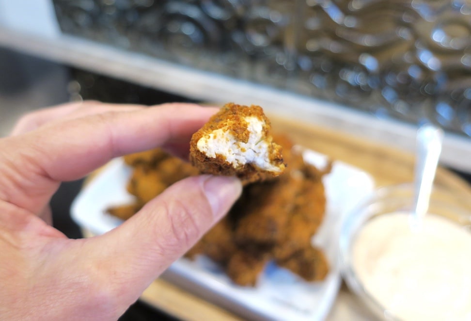 keto crispy baked chicken goujon tenders