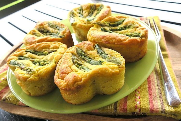 Keto & Low Carb Asparagus Muffins
