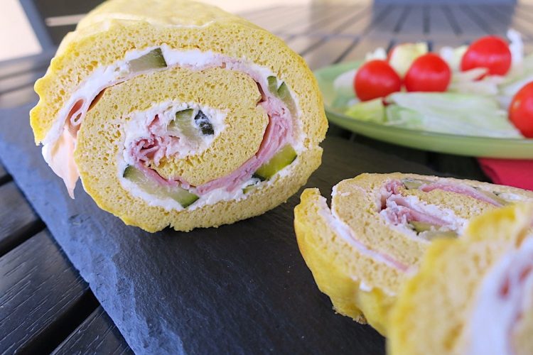 Italian Style Low Carb Savoury Swiss Roll