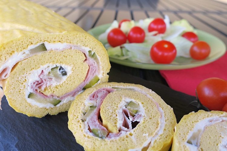 Italian Style Low Carb Savoury Swiss Roll