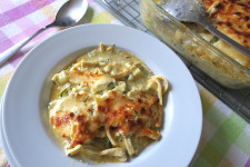 Vegetarian Keto Zucchini Pasta Bake