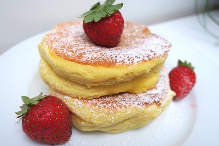 Japanese souffle pancakes