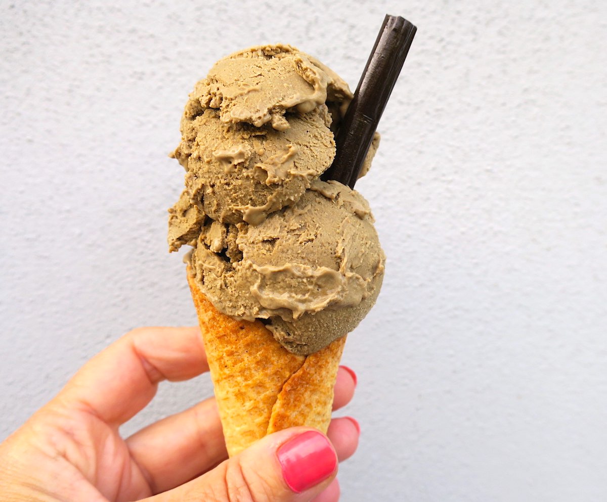 Low Carb Liquorice Gelato Ice Cream Queen Keto