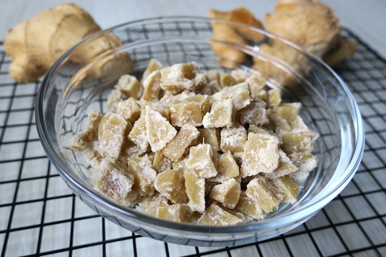 Crystallised ginger