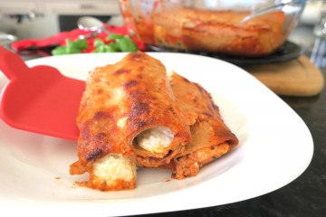 Keto Cheese & Tomato Cannelloni (Manicotti)