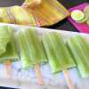 keto cucumber & lime ice lollies