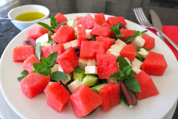 Low Carb Greek Feta & Watermelon Salad