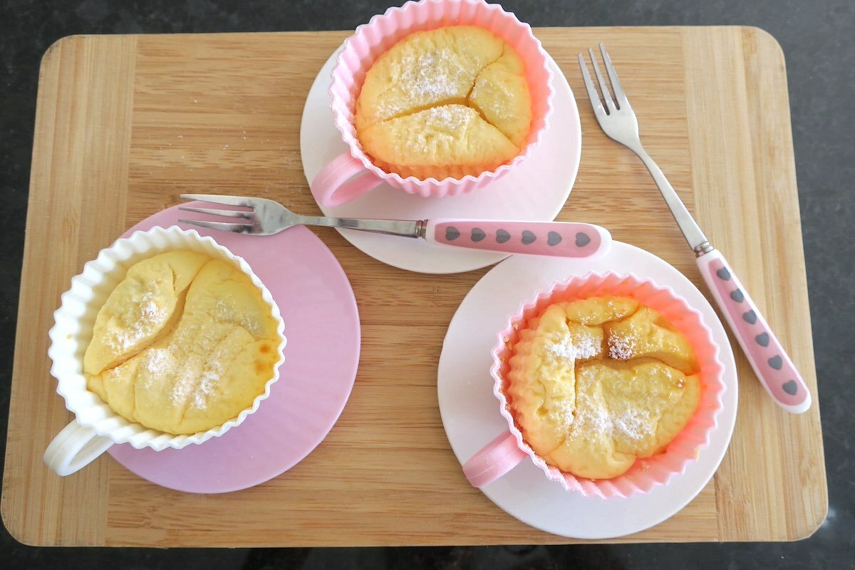 Sugar Free Baked Ricotta Cheesecakes